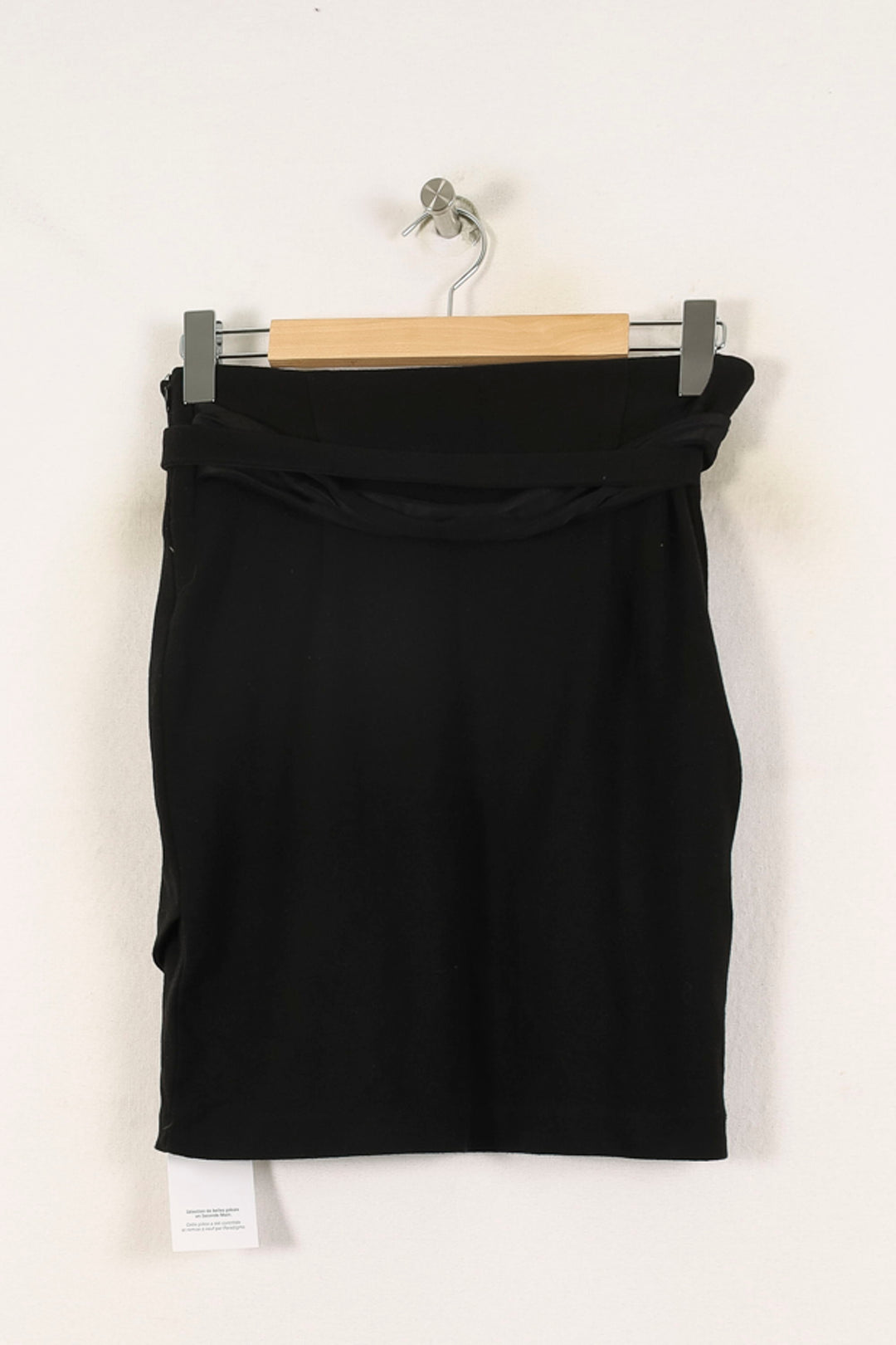 Jupe Portefeuille Noire - Taille M/38 de la marque IKKS | PARAD70057 - Vendu par Paradigme - Image 4