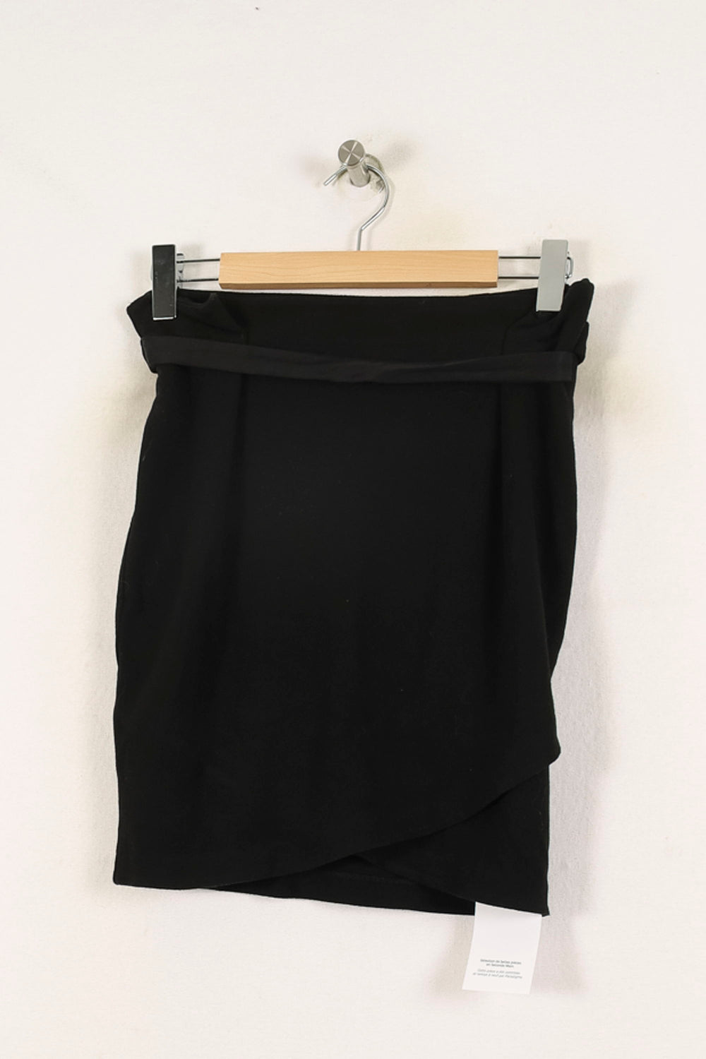Jupe Portefeuille Noire - Taille M/38 de la marque IKKS | PARAD70057 - Vendu par Paradigme - Image 2