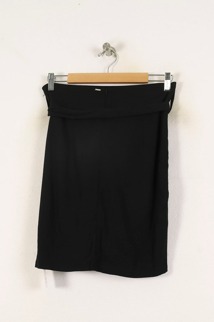 Jupe Portefeuille Noire - Taille M/38 de la marque IKKS | PARAD70058 - Vendu par Paradigme - Image 4