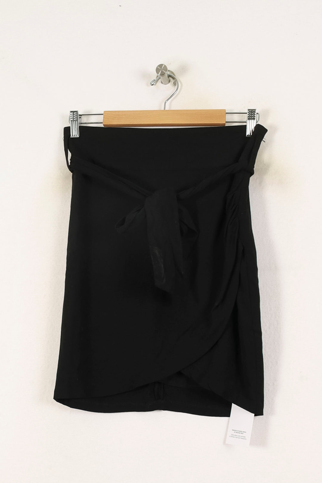 Jupe Portefeuille Noire - Taille M/38 de la marque IKKS | PARAD70058 - Vendu par Paradigme - Image 2