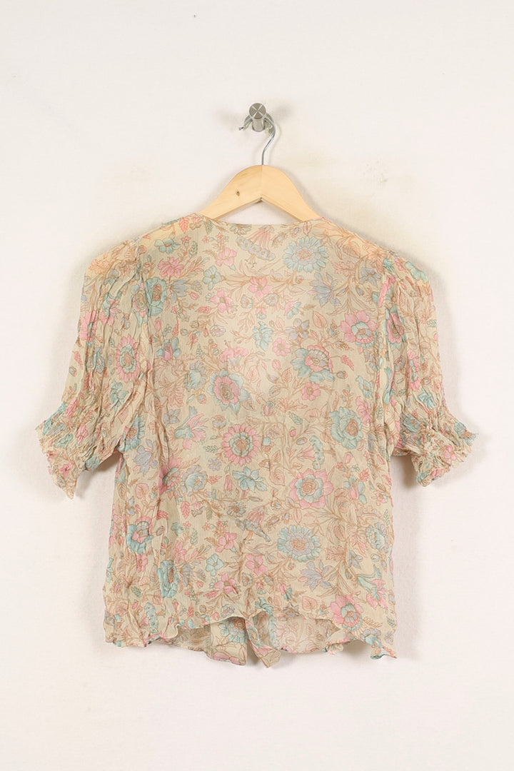 Blouse Fleurie Multicolore - Taille M/38 de la marque Louise Misha | PARAD70063 - Vendu par Paradigme - Image 4