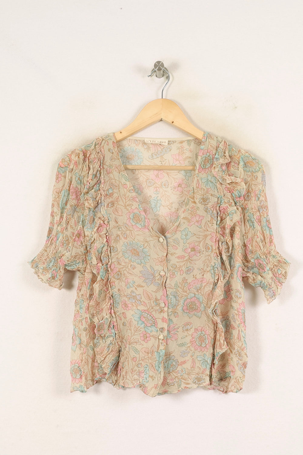 Blouse Fleurie Multicolore - Taille M/38 de la marque Louise Misha | PARAD70063 - Vendu par Paradigme - Image 2