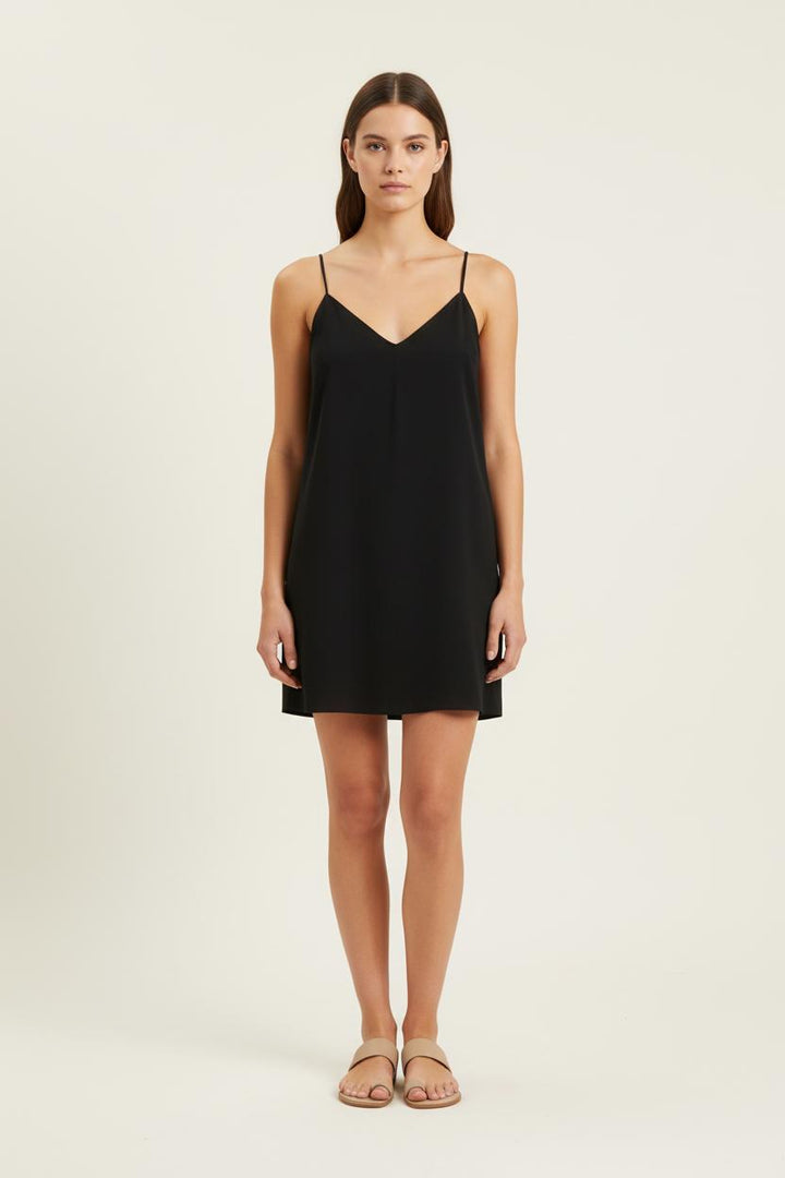 Robe Débardeur Noire - Taille L/40 de la marque Sandro | PARAD70066 - Vendu par Paradigme - Image 1