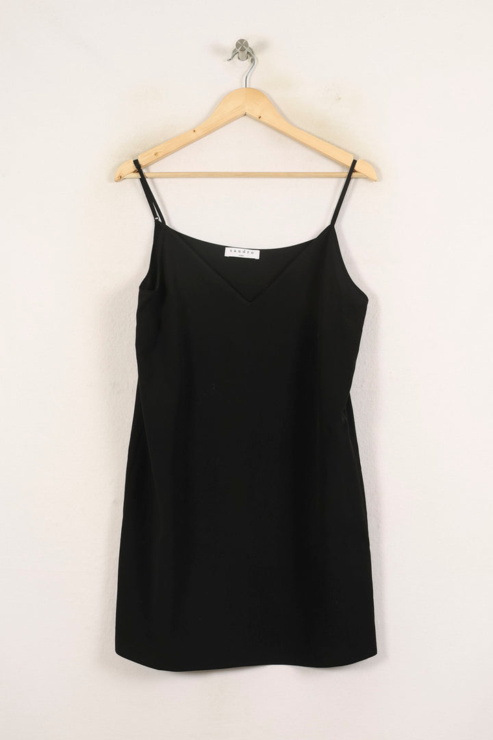Robe Débardeur Noire - Taille L/40 de la marque Sandro | PARAD70066 - Vendu par Paradigme - Image 2