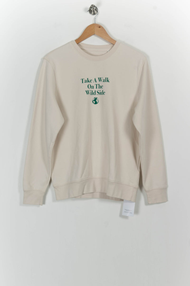 Sweat-shirt Blanc - Taille M/38 de la marque Bizance | PARAD70067 - Vendu par Paradigme - Image 2