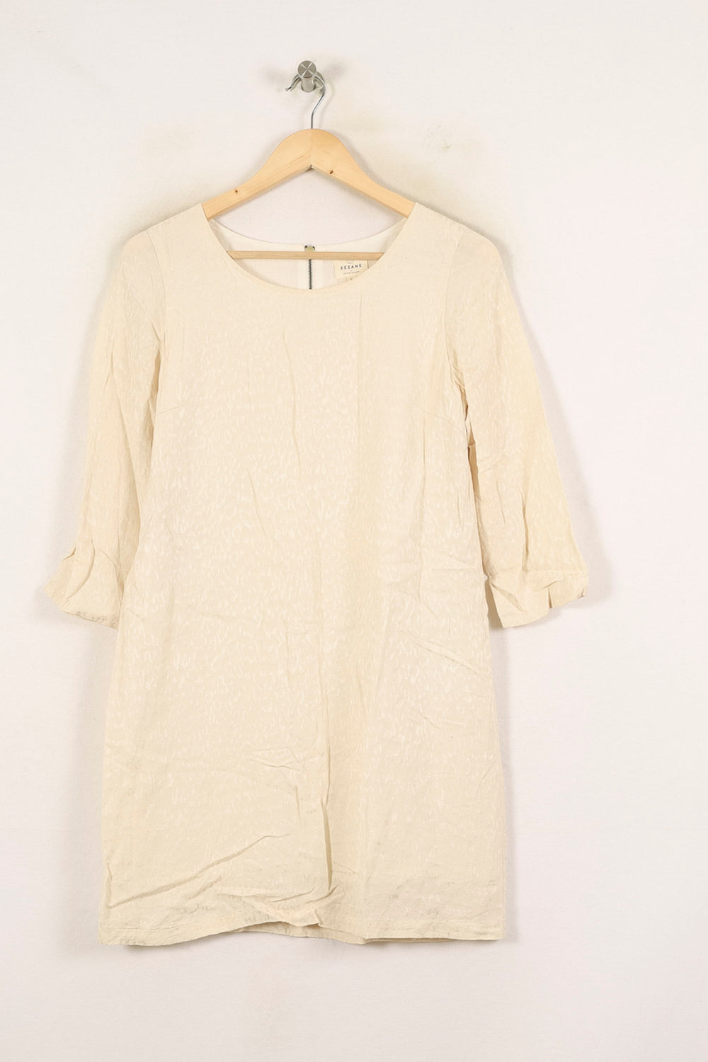Robe Droite Blanche - Taille M/38 de la marque Sézane | PARAD70070 - Vendu par Paradigme - Image 2
