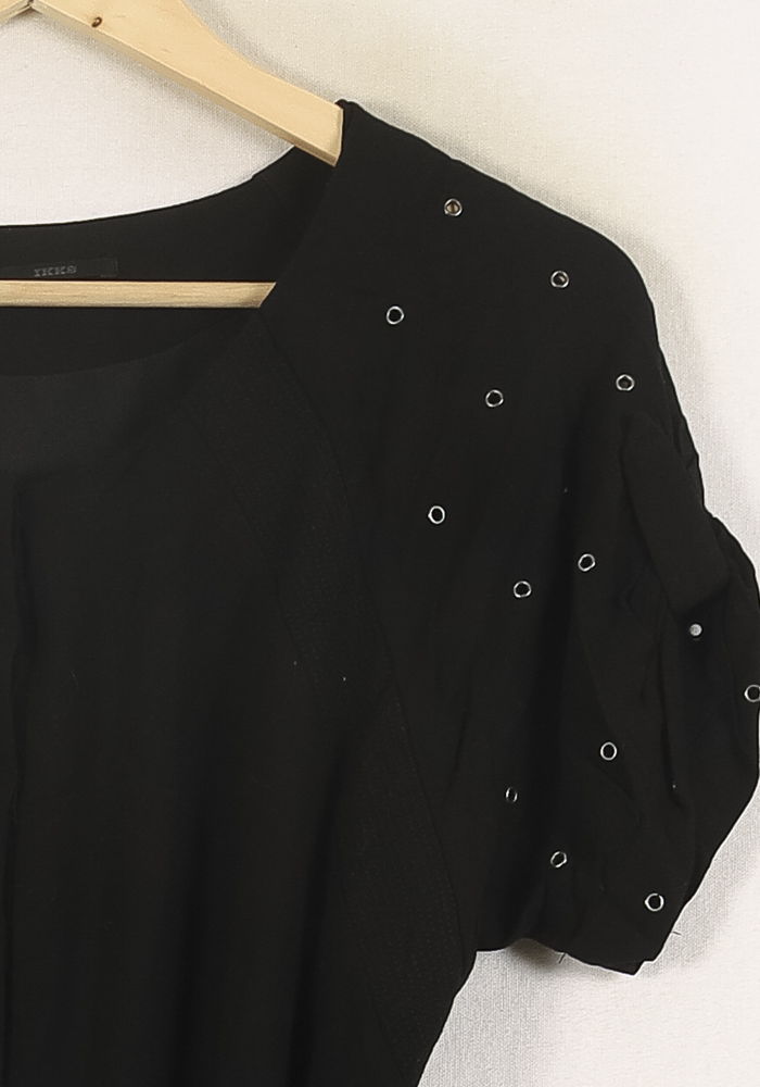 Robe Midi Noire - Taille M/38 de la marque IKKS | PARAD70077 - Vendu par Paradigme - Image 3