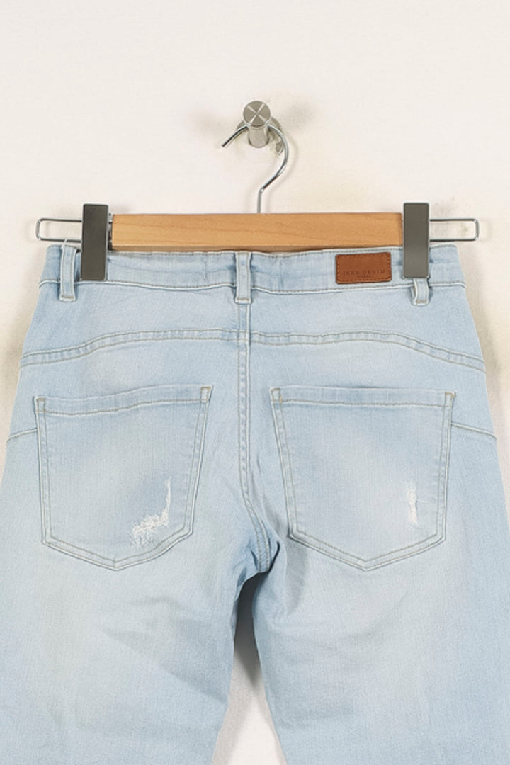 Jean Skinny Bleu Clair - Taille S/36 de la marque IKKS | PARAD70078 - Vendu par Paradigme - Image 4