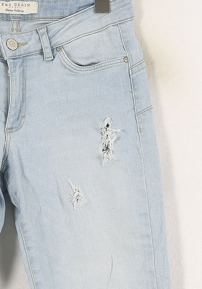 Jean Skinny Bleu Clair - Taille S/36 de la marque IKKS | PARAD70078 - Vendu par Paradigme - Image 3