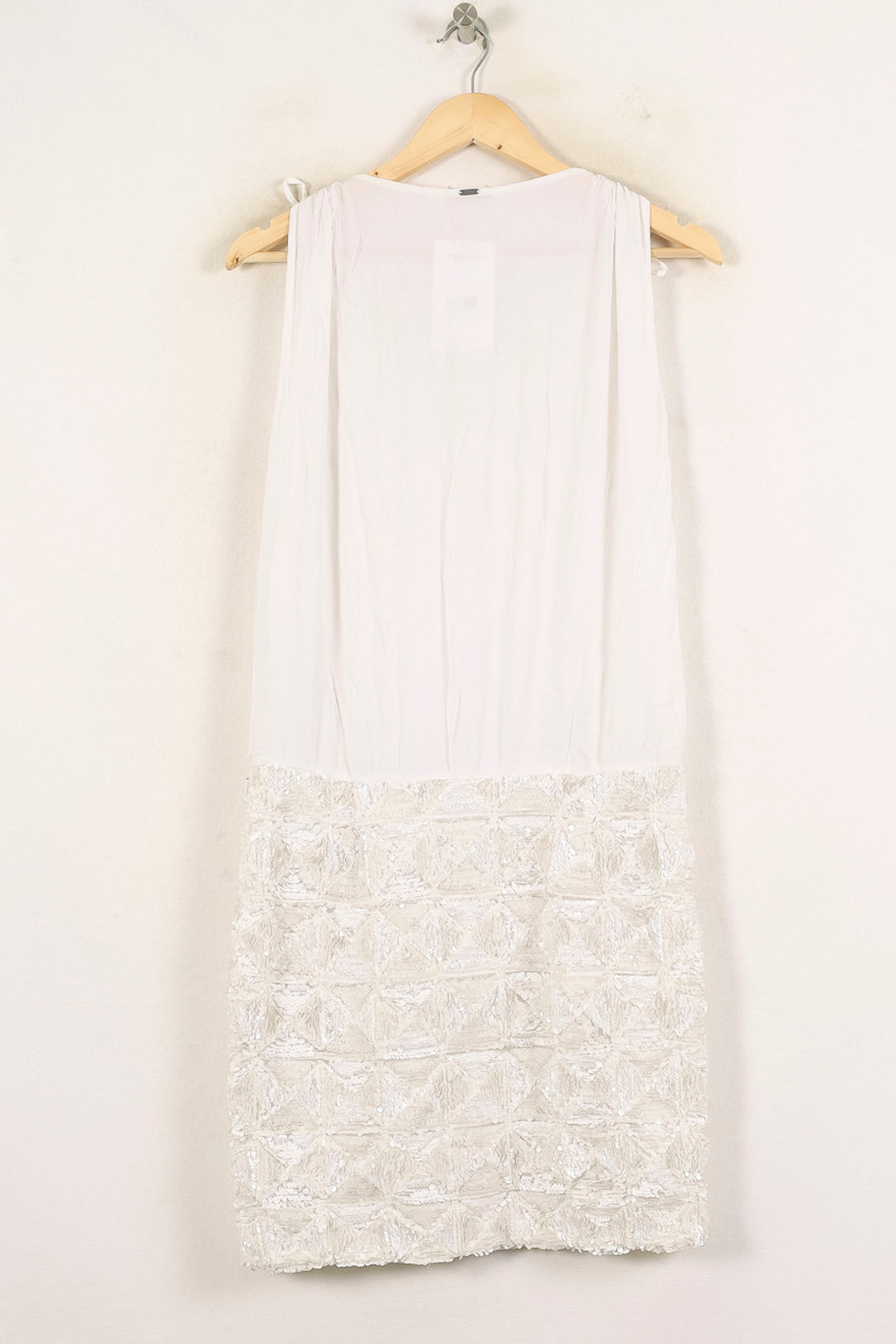Robe Sans Manches Blanche - Taille L/40 de la marque IKKS | PARAD70082 - Vendu par Paradigme - Image 4