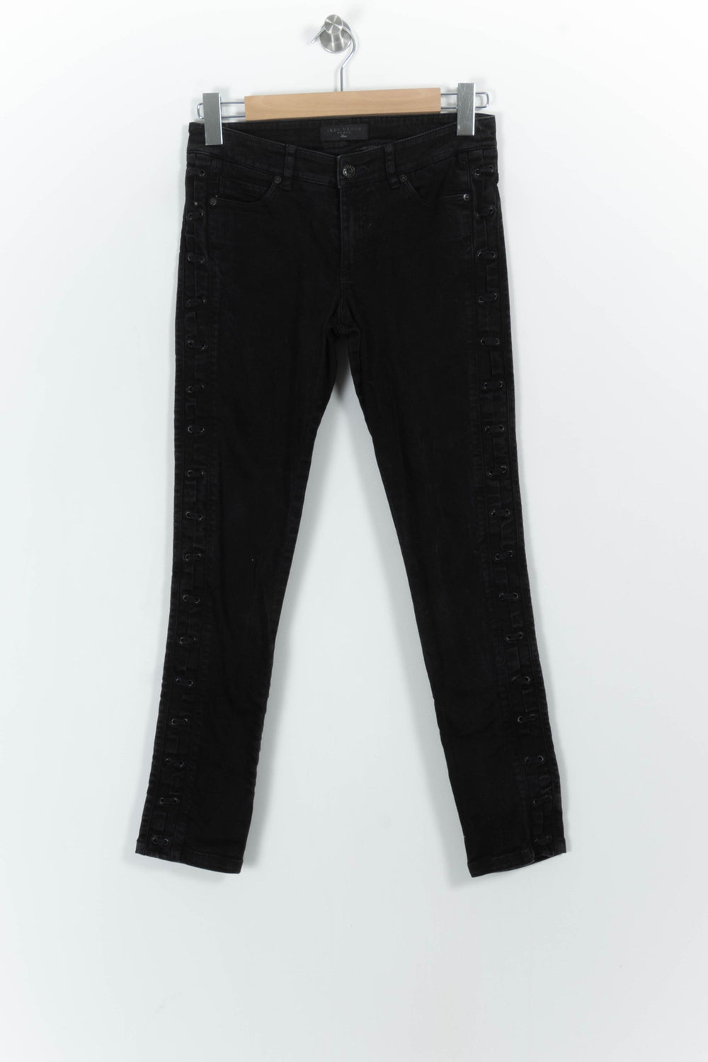 Jean Skinny Noir - Taille M/38 de la marque IKKS | PARAD70083 - Vendu par Paradigme - Image 2