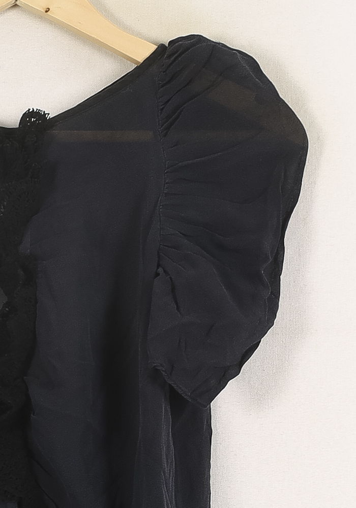 Blouse Bleue - Taille M/38 de la marque Maje | PARAD70088 - Vendu par Paradigme - Image 3