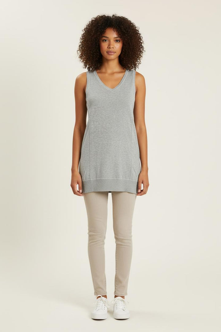 Débardeur Gris - Taille S/36 de la marque IKKS | PARAD70090 - Vendu par Paradigme - Image 1
