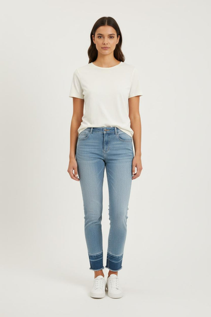 Jean Slim Bleu - Taille M/38 de la marque IKKS | PARAD70093 - Vendu par Paradigme - Image 1