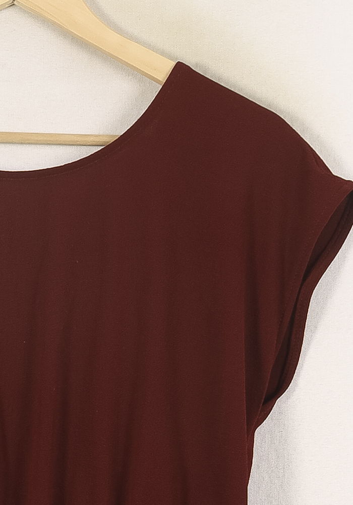 Robe Courte Bordeaux - Taille M/38 de la marque Opullence | PARAD70095 - Vendu par Paradigme - Image 3