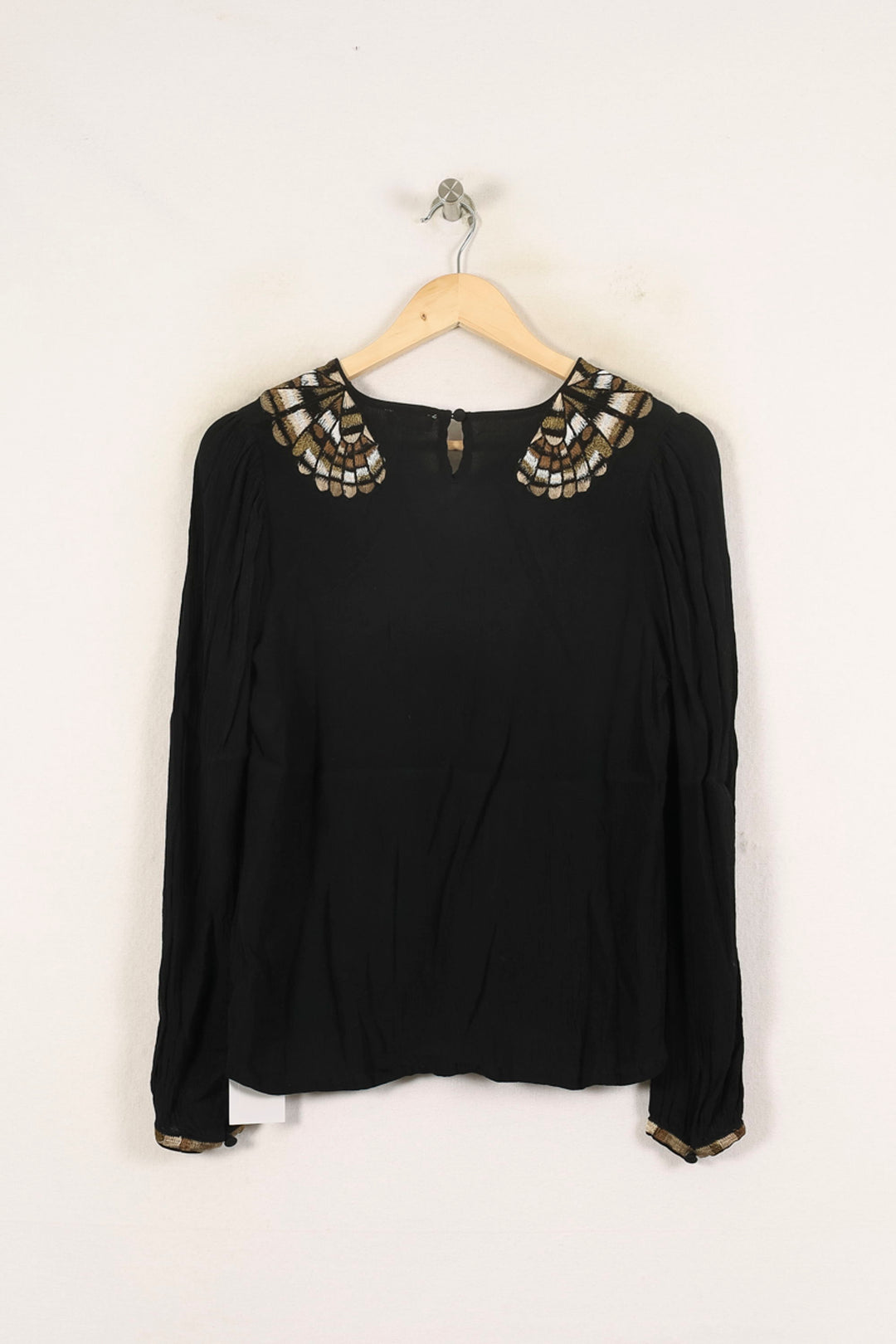 Blouse Noire - Taille S/36 de la marque Louizon | PARAD70096 - Vendu par Paradigme - Image 4