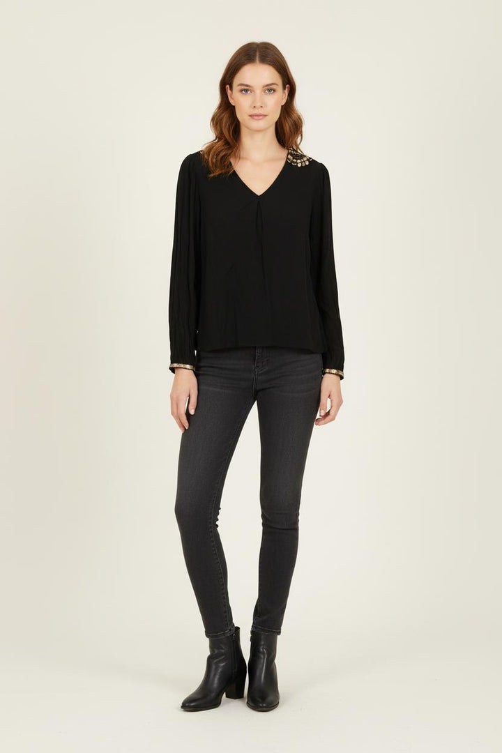 Blouse Noire - Taille S/36 de la marque Louizon | PARAD70096 - Vendu par Paradigme - Image 1