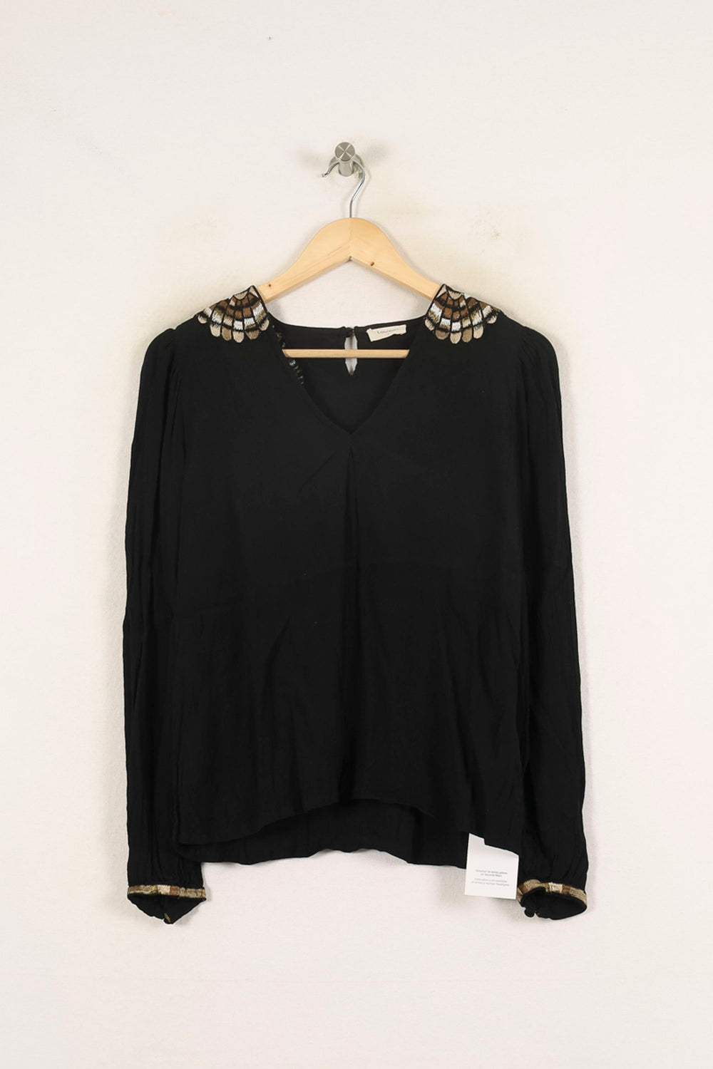 Blouse Noire - Taille S/36 de la marque Louizon | PARAD70096 - Vendu par Paradigme - Image 2