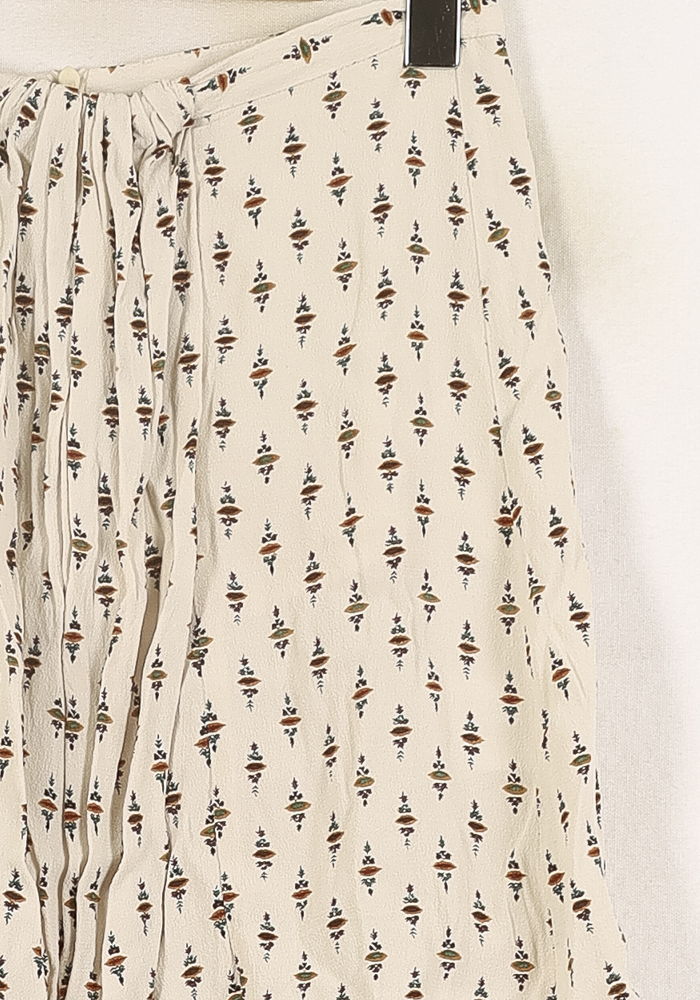 Jupe Courte Beige Imprimée - Taille M/38 de la marque ba&sh | PARAD70103 - Vendu par Paradigme - Image 3
