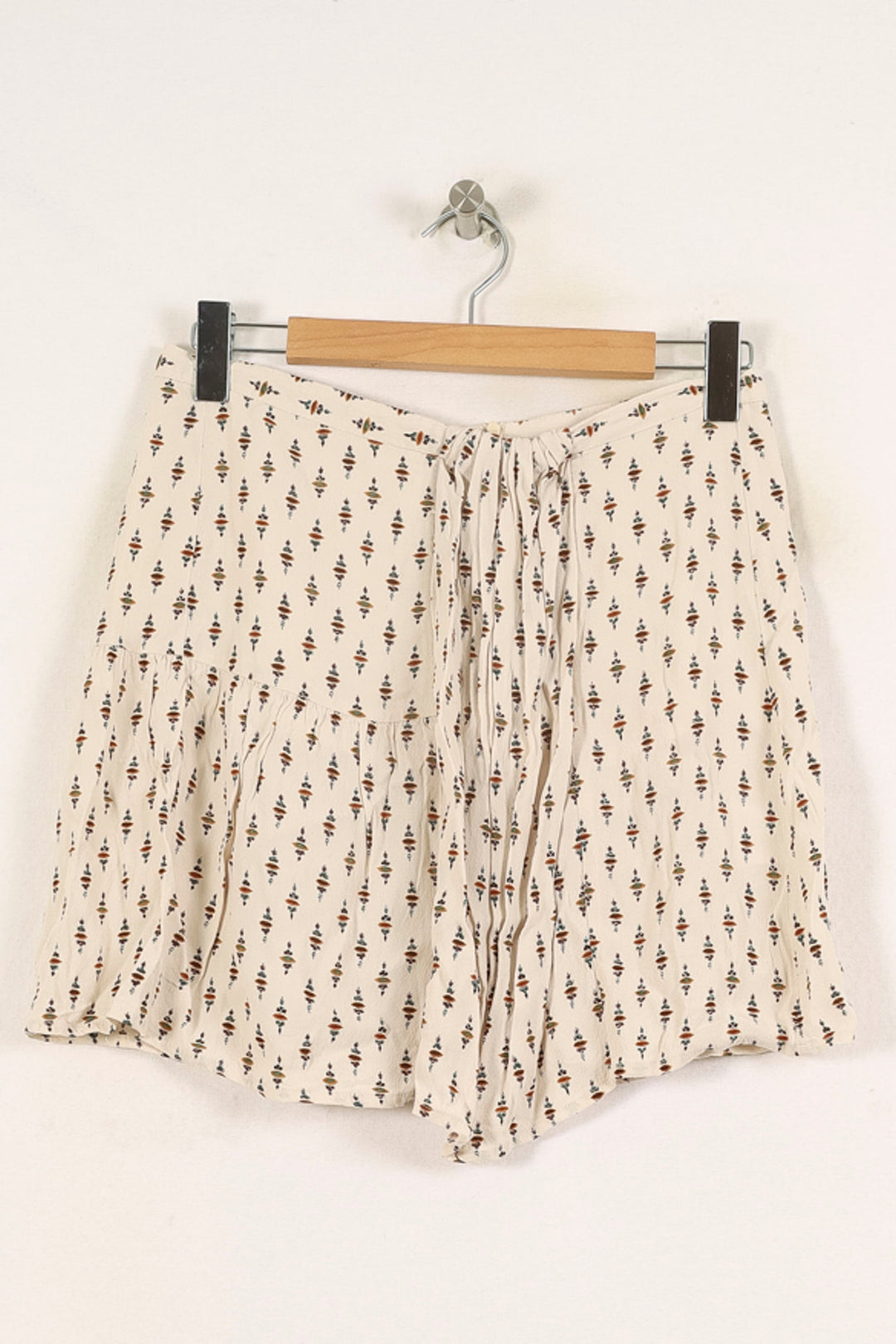 Jupe Courte Beige Imprimée - Taille M/38 de la marque ba&sh | PARAD70103 - Vendu par Paradigme - Image 2