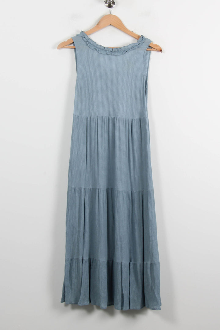 Robe Longue Bleue - Taille S/36 de la marque Sézane | PARAD70104 - Vendu par Paradigme - Image 4