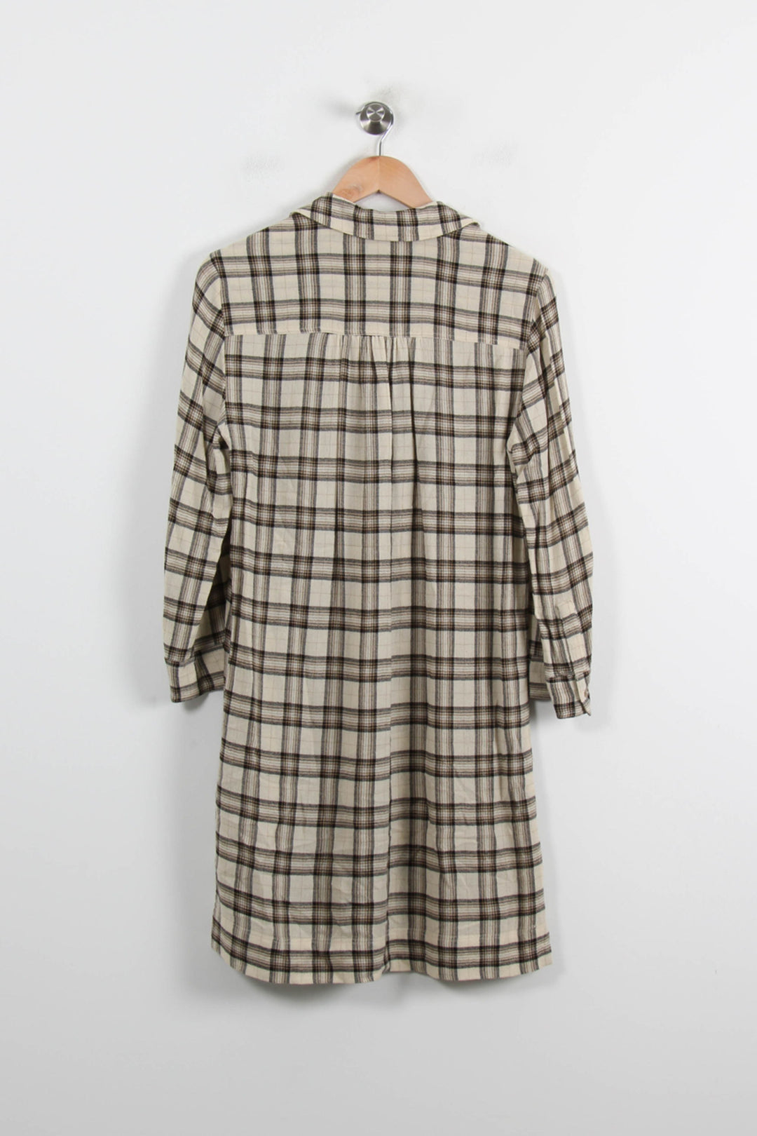 Robe Chemise Beige et Marron - Taille S/36 de la marque Pablo | PARAD70105 - Vendu par Paradigme - Image 4
