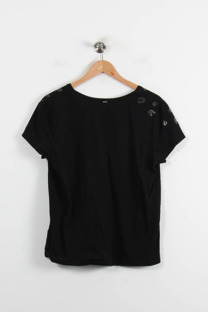 Tee-shirt Noir - Taille XL/42 de la marque IKKS | PARAD70112 - Vendu par Paradigme - Image 4