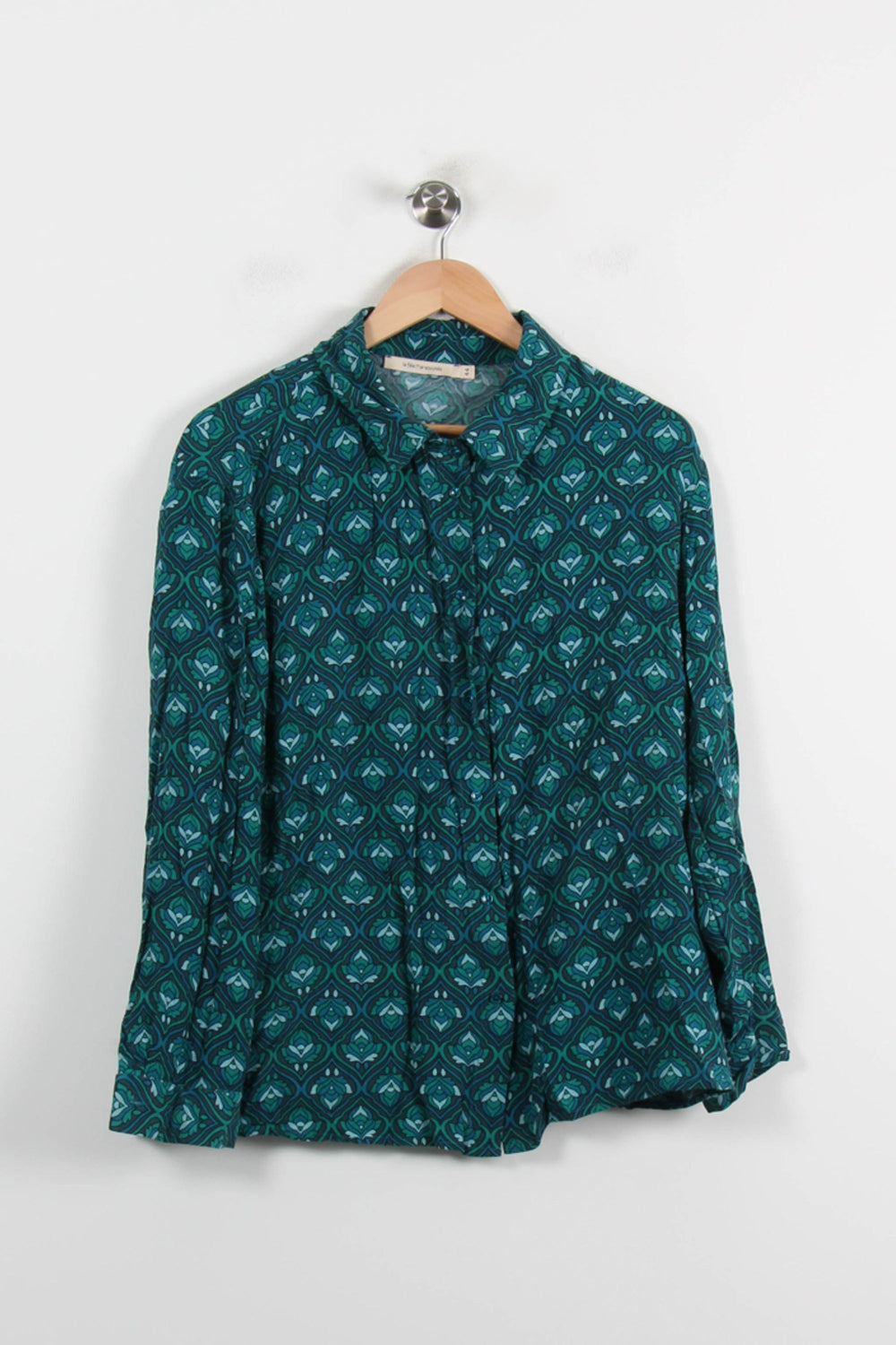 Blouse Verte - Taille XXL/44 de la marque La Fée Maraboutée | PARAD70114 - Vendu par Paradigme - Image 2