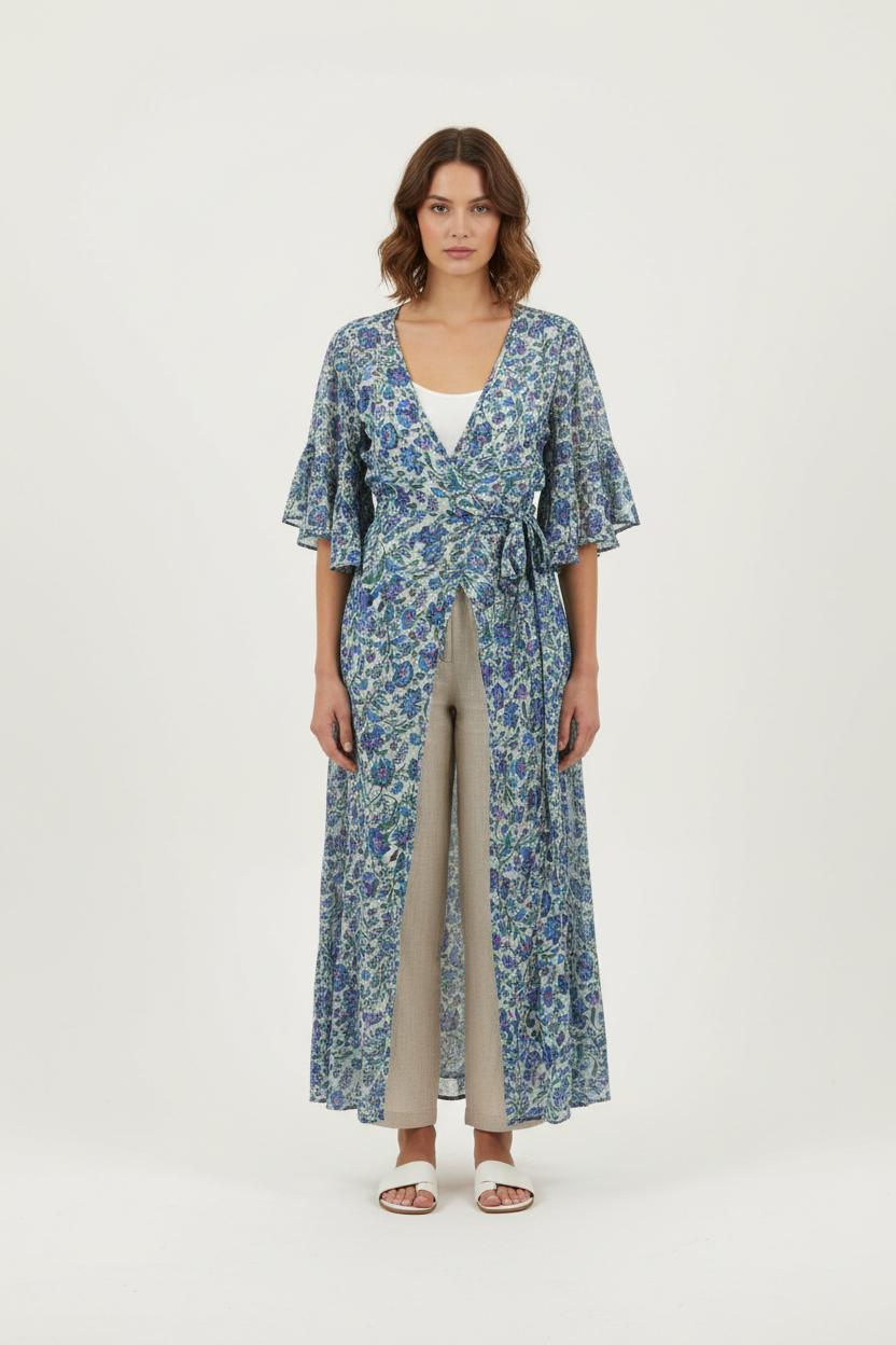 Robe Longue Multicolore - Taille XS/34 de la marque Petite Mendigote | PARAD70118 - Vendu par Paradigme - Image 1