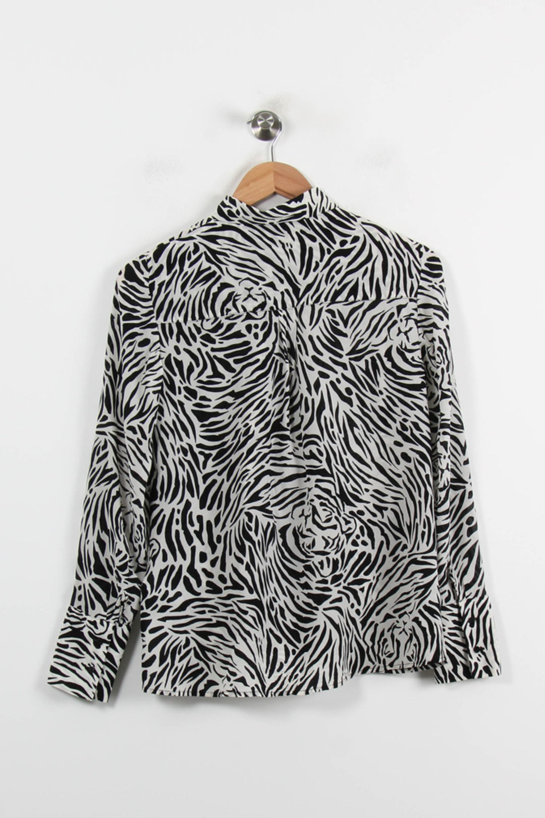 Chemise Noire et Blanche - Taille S/36 de la marque Caroll | PARAD70120 - Vendu par Paradigme - Image 4
