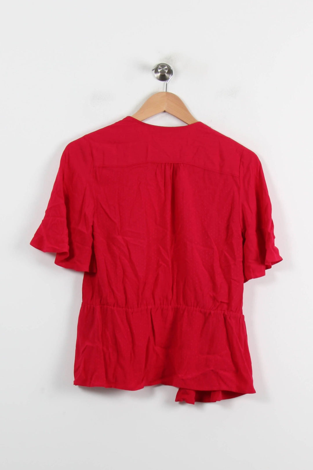 Blouse Rouge - Taille S/36 de la marque ZAPA | PARAD70123 - Vendu par Paradigme - Image 4