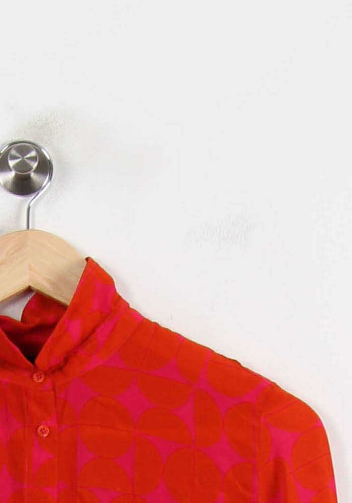 Chemise Orange et Rose - Taille S/36 de la marque Caroll | PARAD70124 - Vendu par Paradigme - Image 3