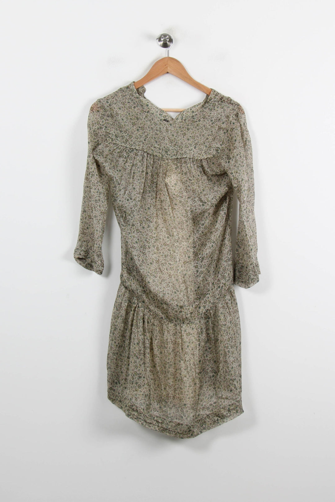 Robe Courte Verte - Taille S/36 de la marque IKKS | PARAD70126 - Vendu par Paradigme - Image 4