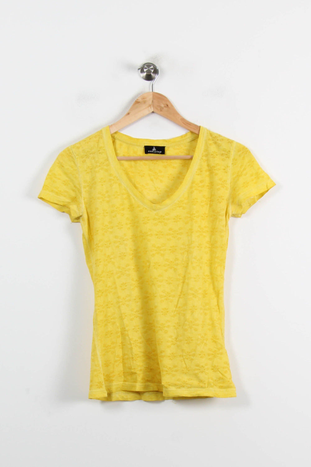 Tee-shirt Jaune - Taille XS/34 de la marque One Step | PARAD70129 - Vendu par Paradigme - Image 2