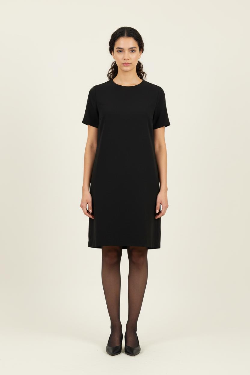 Robe Droite Noire - Taille S/36 de la marque Acne Studios | PARAD70133 - Vendu par Paradigme - Image 1