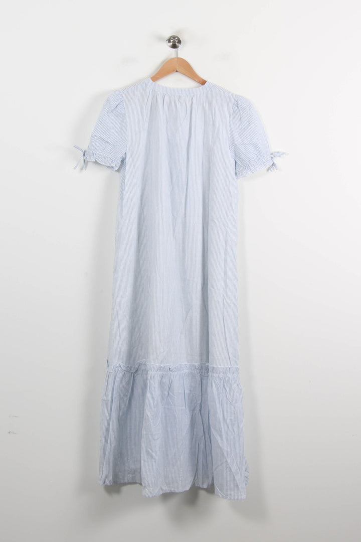 Robe Longue Blanche et Bleue - Taille M/38 de la marque Karl Marc John | PARAD70137 - Vendu par Paradigme - Image 4