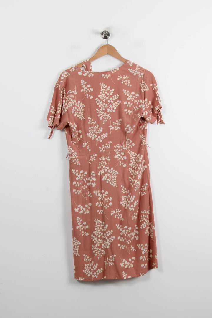 Robe Fleurie Rose et Blanche - Taille M/38 de la marque Petite Mendigote | PARAD70139 - Vendu par Paradigme - Image 4