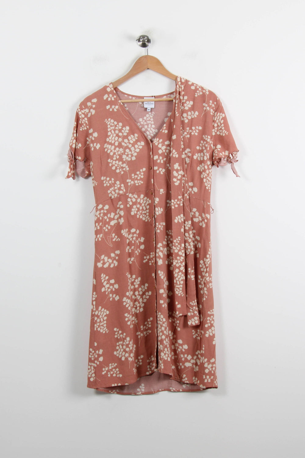 Robe Fleurie Rose et Blanche - Taille M/38 de la marque Petite Mendigote | PARAD70139 - Vendu par Paradigme - Image 2