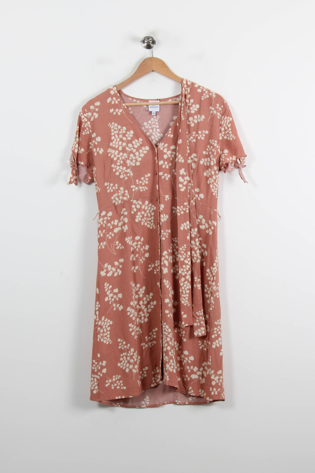 Robe Fleurie Rose et Blanche - Taille M/38 de la marque Petite Mendigote | PARAD70139 - Vendu par Paradigme - Image 2