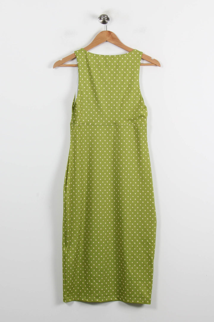Robe Courte Verte à Pois Blancs - Taille M/38 de la marque Rouje | PARAD70141 - Vendu par Paradigme - Image 4