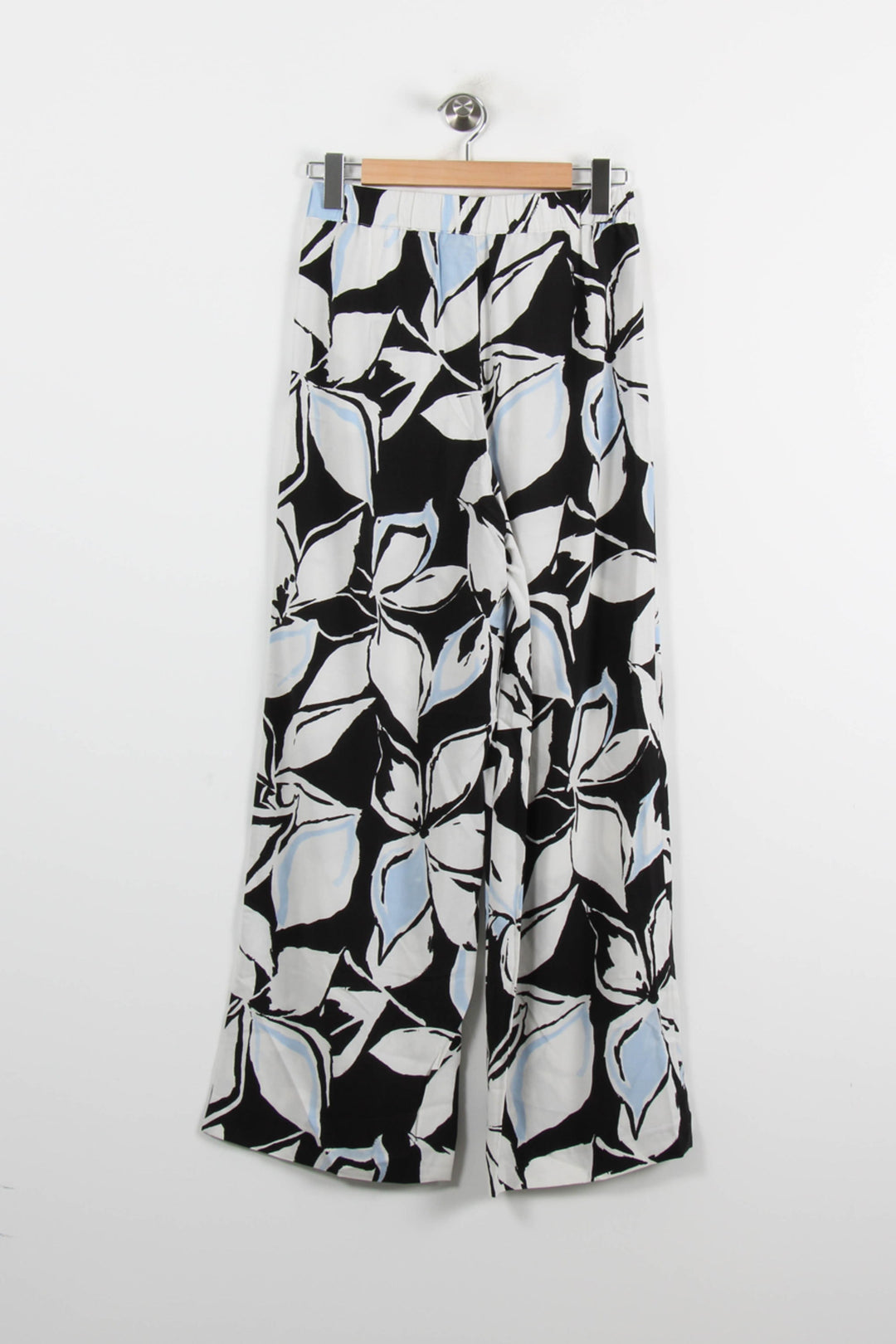 Pantalon Large Noir et Blanc - Taille S/36 de la marque Caroll | PARAD70144 - Vendu par Paradigme - Image 4