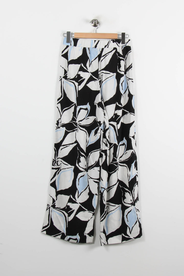 Pantalon Large Noir et Blanc - Taille S/36 de la marque Caroll | PARAD70144 - Vendu par Paradigme - Image 4