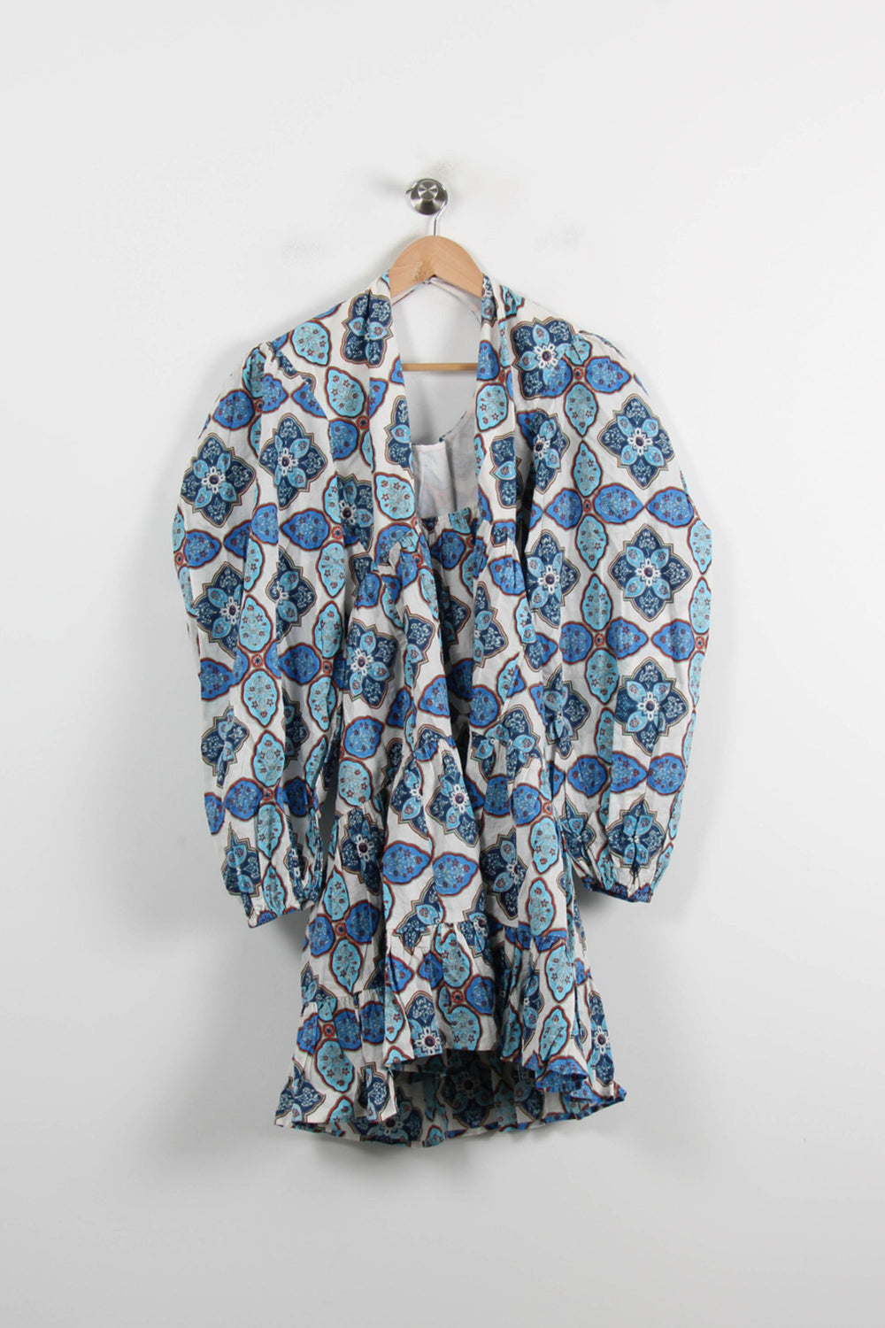 Robe Courte Bleu et Blanc - Taille M/38 de la marque Claudie Pierlot | PARAD70146 - Vendu par Paradigme - Image 2