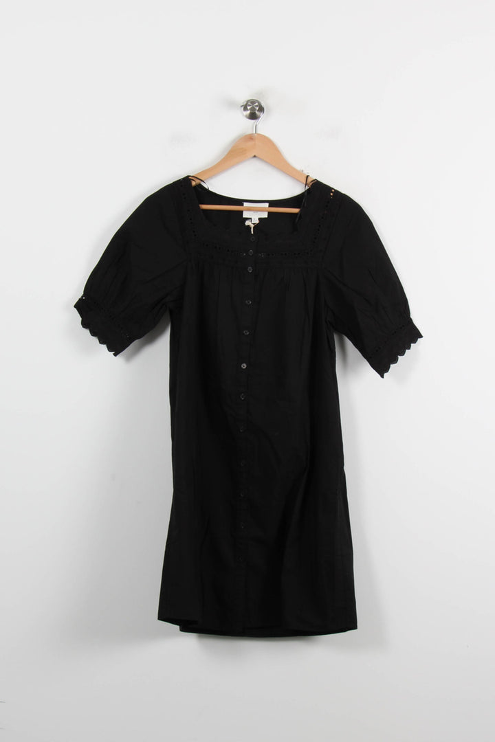 Robe Boutonnée Noire - Taille XS/34 de la marque Maison 123 | PARAD70147 - Vendu par Paradigme - Image 2