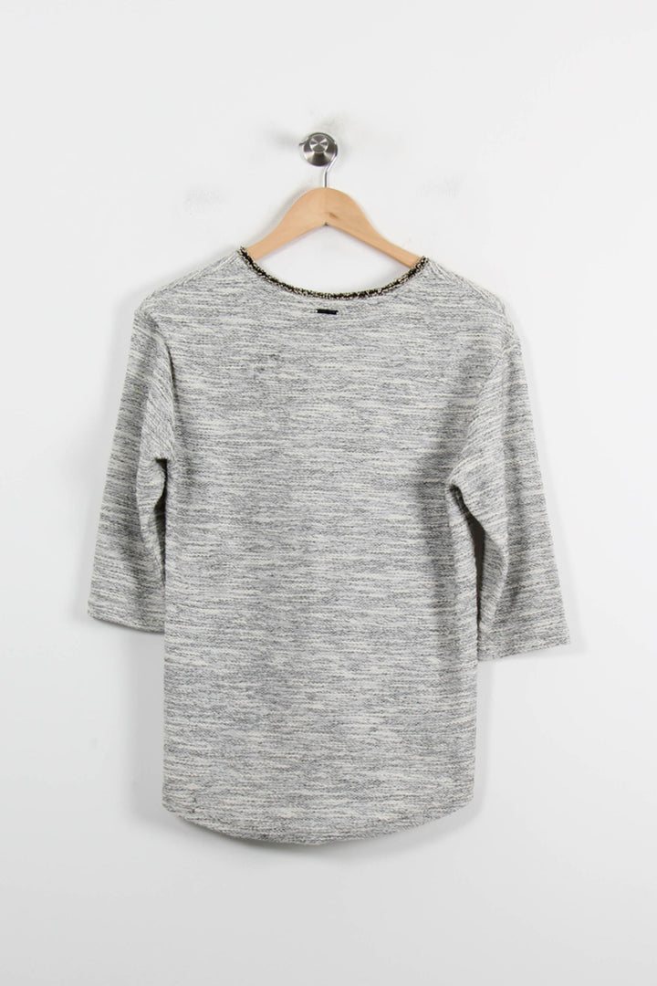 Pull Gris - Taille M/38 de la marque One Step | PARAD70155 - Vendu par Paradigme - Image 4