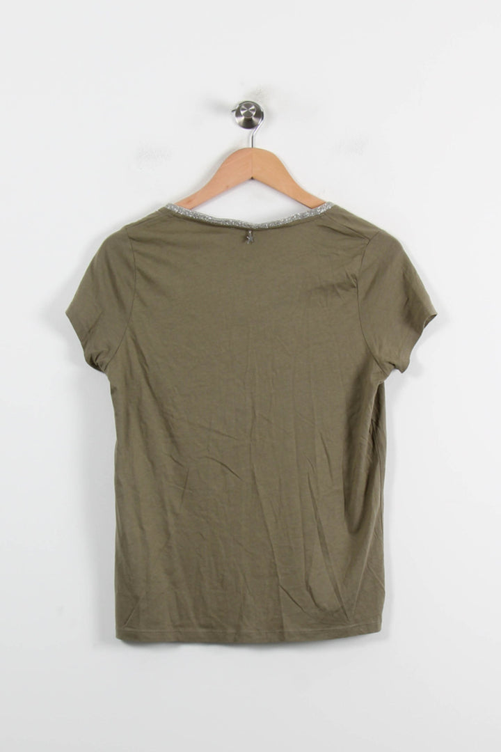 Tee-shirt Vert - Taille M/38 de la marque Sud express | PARAD70158 - Vendu par Paradigme - Image 4