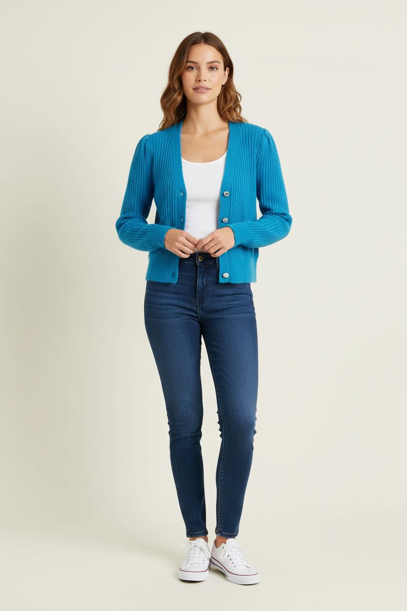 Gilet Bleu - Taille S/36 de la marque Petite Mendigote | PARAD70169 - Vendu par Paradigme - Image 1