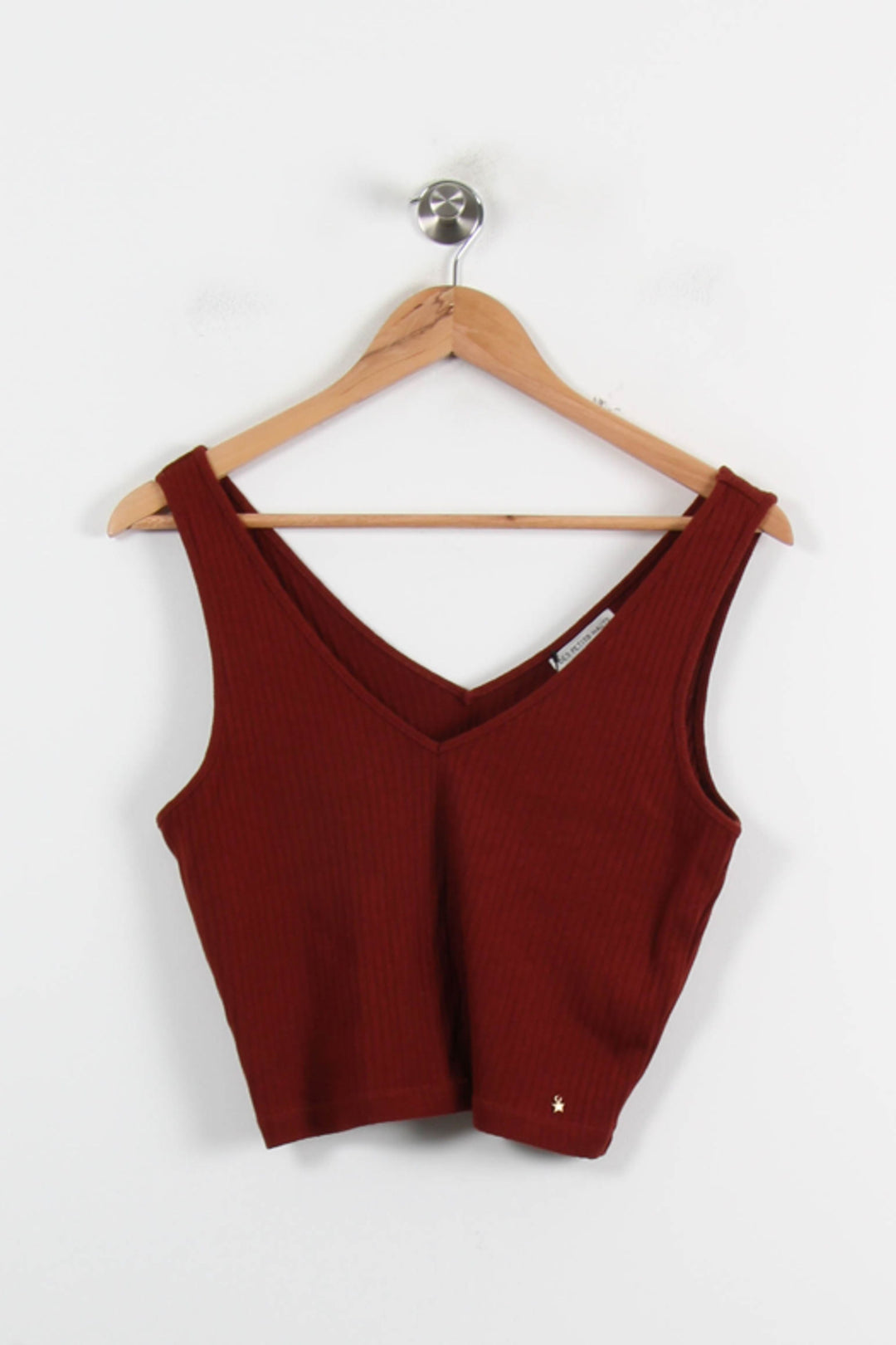 Crop Top Bordeaux - Taille S/36 de la marque Des petits hauts | PARAD70172 - Vendu par Paradigme - Image 2
