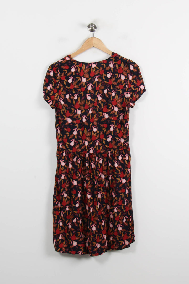 Robe Fleurie Multicolore - Taille S/36 de la marque Des petits hauts | PARAD70174 - Vendu par Paradigme - Image 4