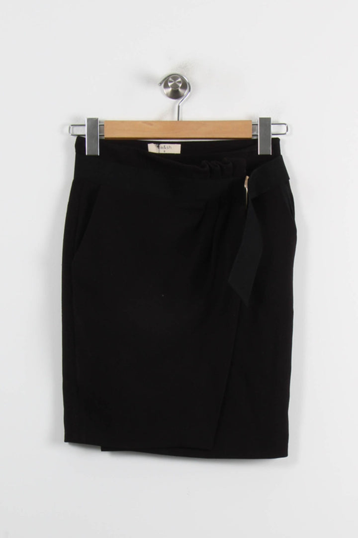 Jupe Crayon Noire - Taille XS/34 de la marque ba&sh | PARAD70185 - Vendu par Paradigme - Image 2
